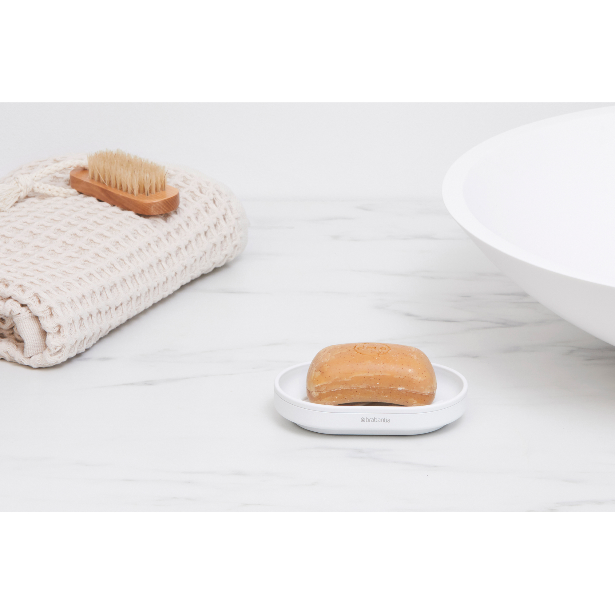 BRABANTIA MindSet ziepju trauciņš, Mineral Fresh White