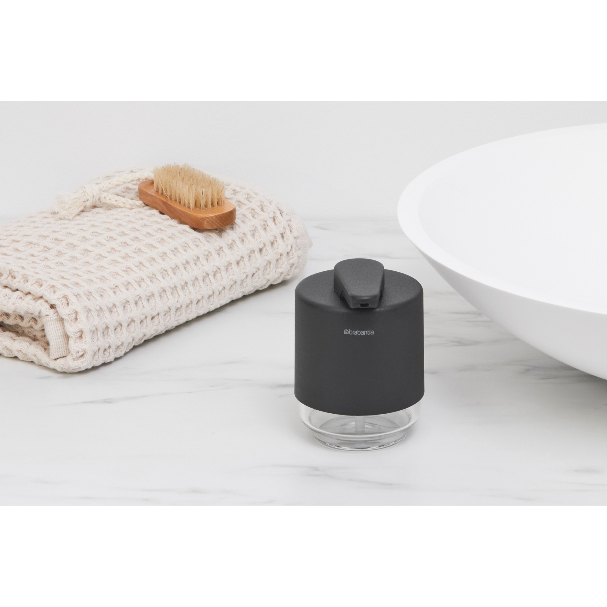 BRABANTIA MindSet ziepju dozators, 200ml, Mineral Infinite Grey