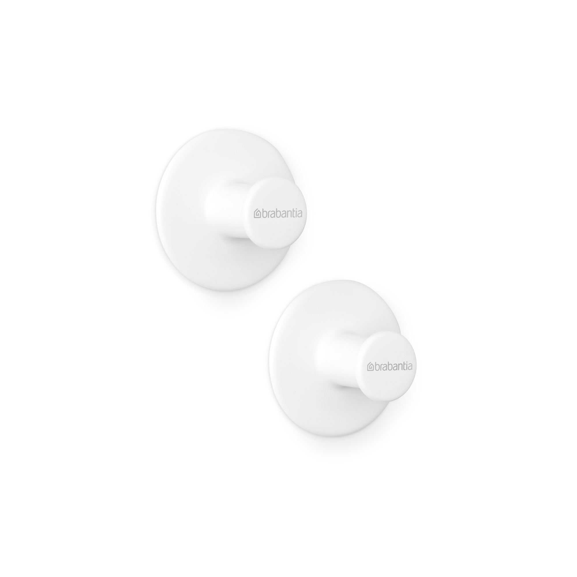 BRABANTIA ReNew vannas istabas dvieļu pakaramie, 2 gab., White