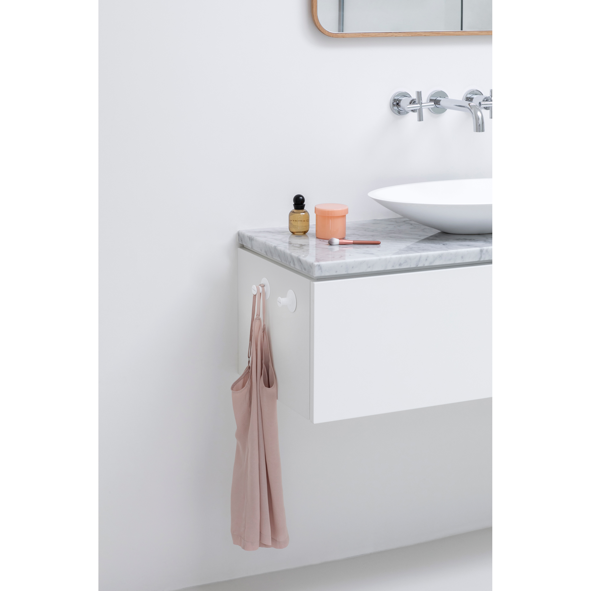 BRABANTIA ReNew vannas istabas dvieļu pakaramie, 2 gab., White