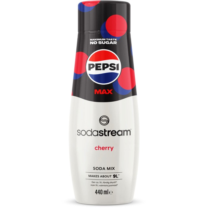 SodaStream sīrups Pepsi Max Cherry, 440 ml