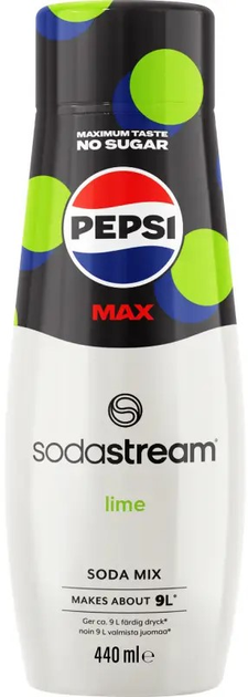 SodaStream sīrups Pepsi Max Lime, 440 ml