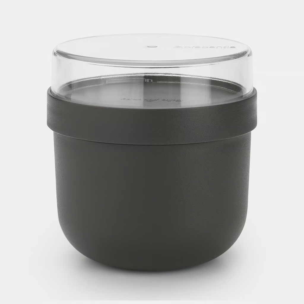 BRABANTIA Make & Take brokastu trauks, 0.5L, dark grey