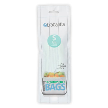 BRABANTIA atkritumu tvertņu maisiņi BIO, 6 l, (S) 10gb