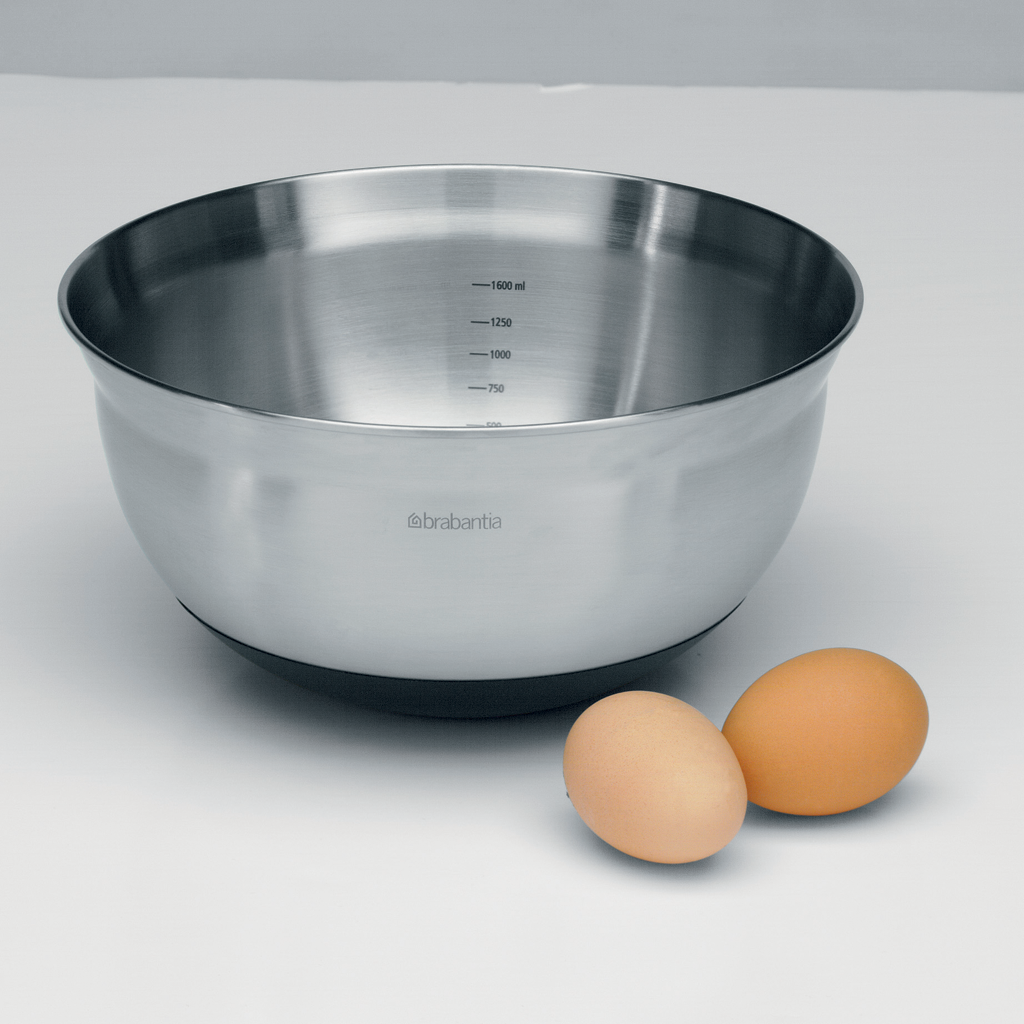 BRABANTIA Putošanas bļoda, 1,6 litrs, Matt Steel