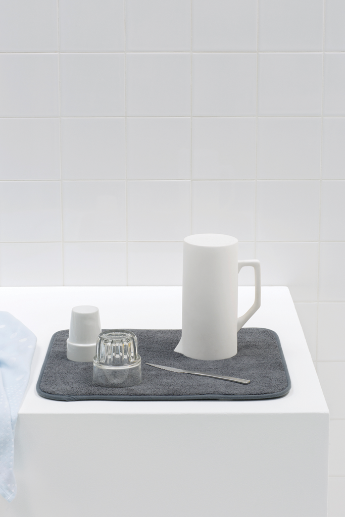 BRABANTIA mikro-šķiedras trauku žāvēšanas paliktnis, dark grey