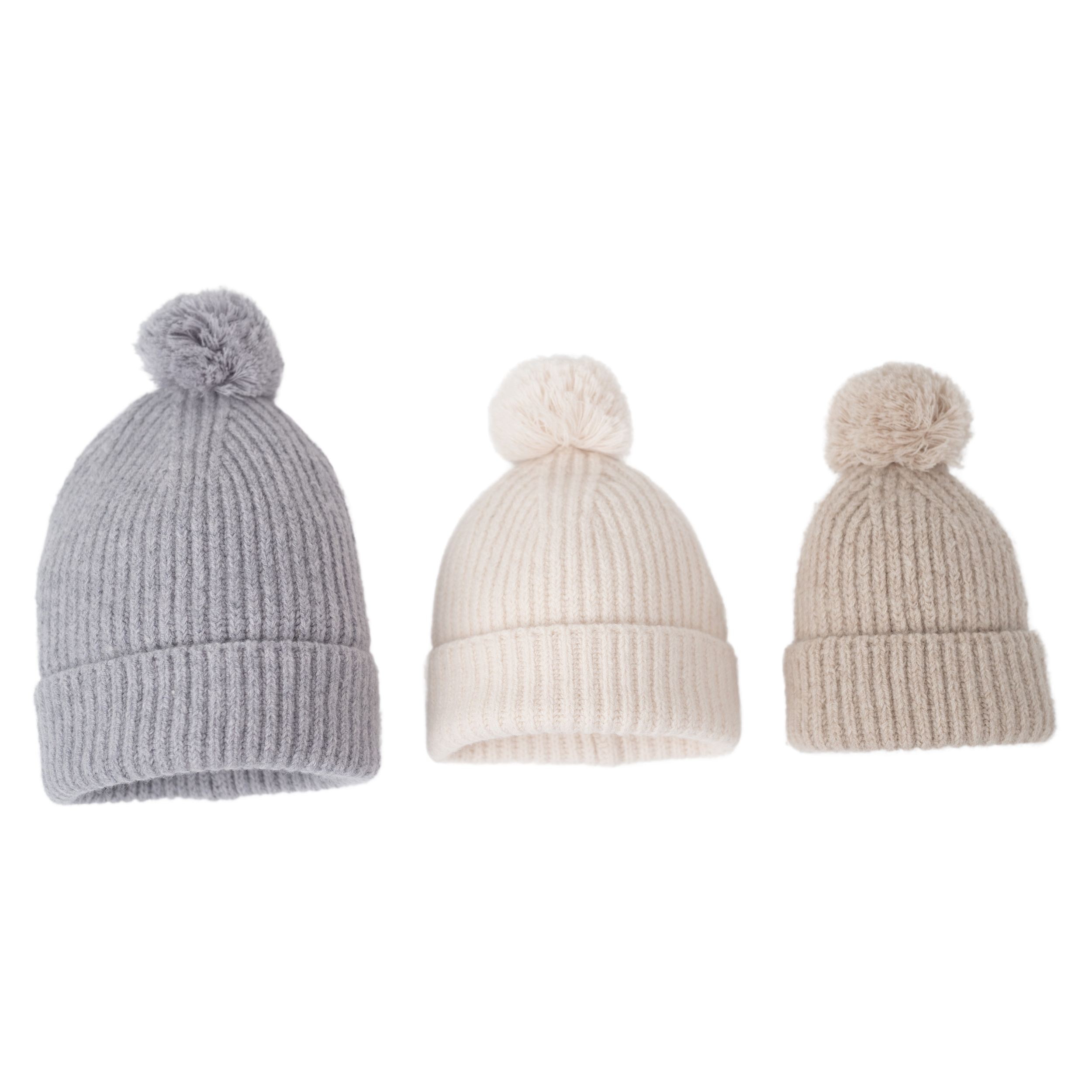 Lodger Hatter Folklore merino vilnas cepure, Beige, 6-12m